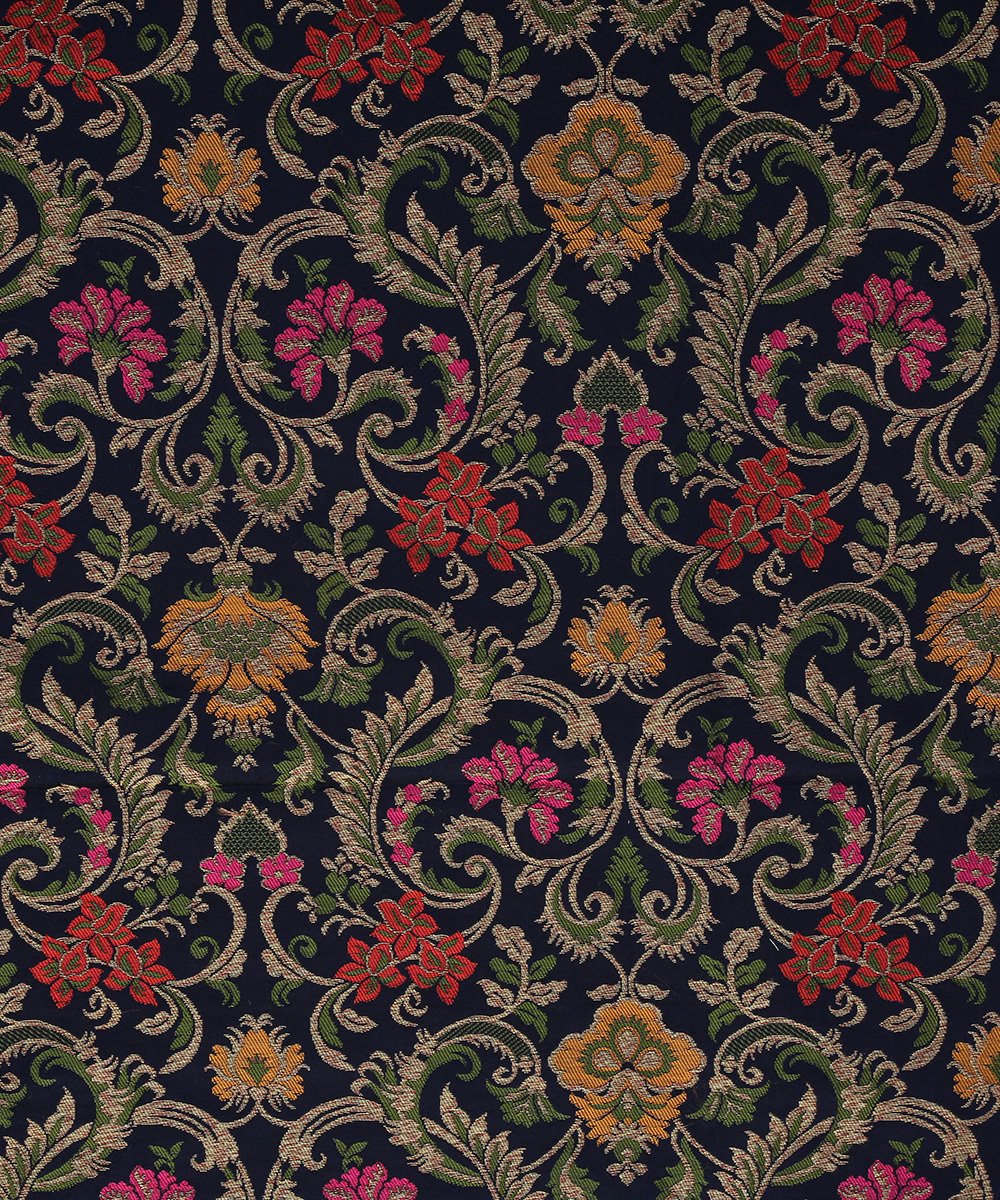 Handloom_Blue_Pure_Katan_Silk_Kimkhab_Banarasi_Fabric_with_Meenakari_WeaverStory_03