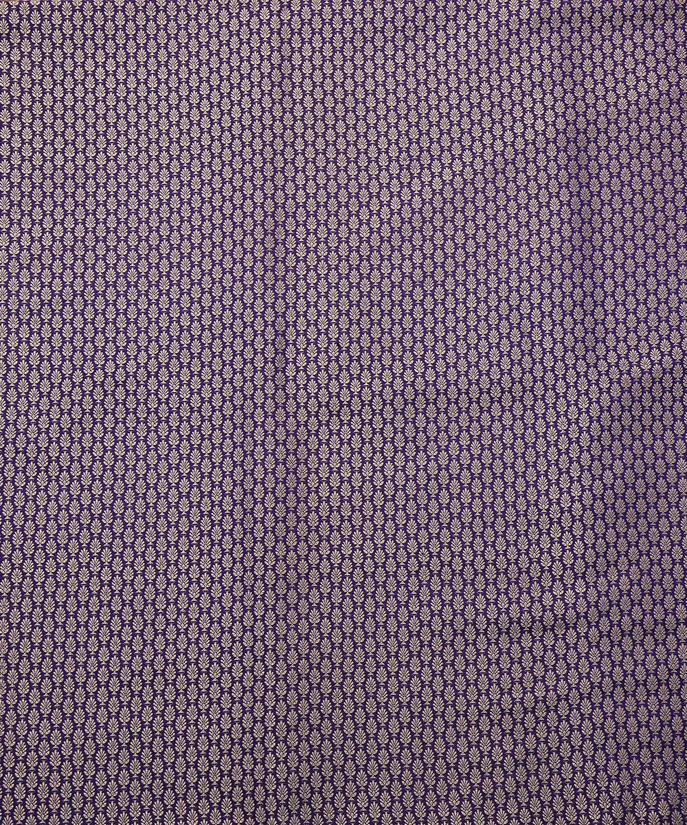 Handloom_Blue_Pure_Katan_Silk_Nakshi_Brocade_Banarasi_Fabric_WeaverStory_02