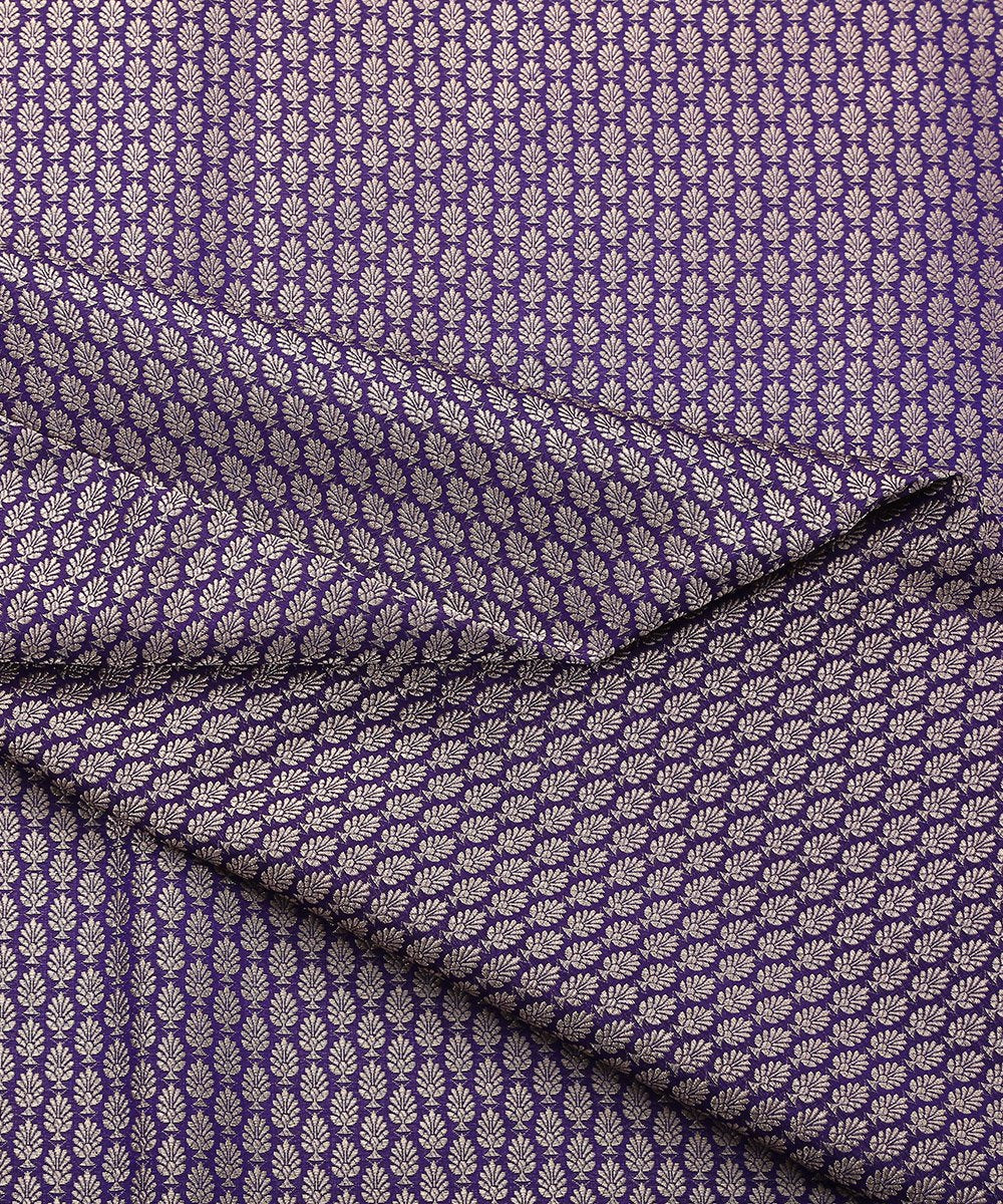 Handloom_Blue_Pure_Katan_Silk_Nakshi_Brocade_Banarasi_Fabric_WeaverStory_04