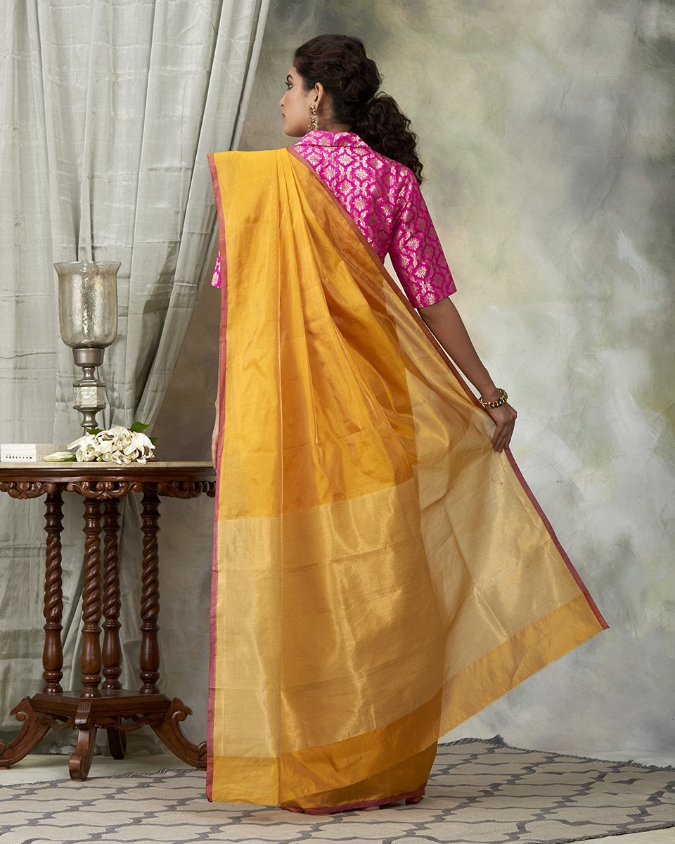 Handloom_Golden_Mustard_Tissue_Chanderi_Saree_WeaverStory_03