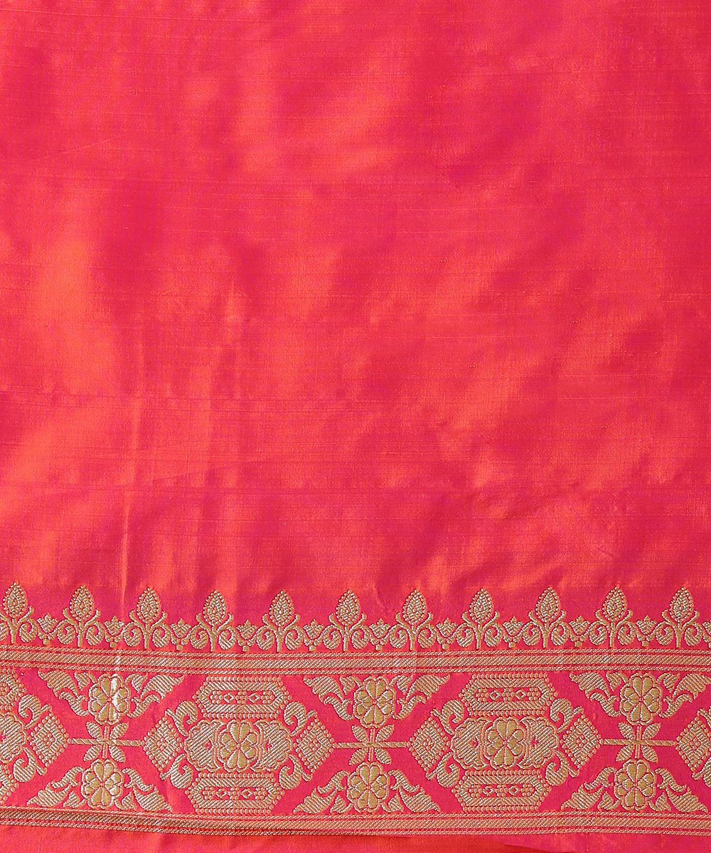 Handloom_Hot_Pink_Pure_Katan_Silk_Banarasi_Saree_with_Tanzeb_Boota_WeaverStory_05