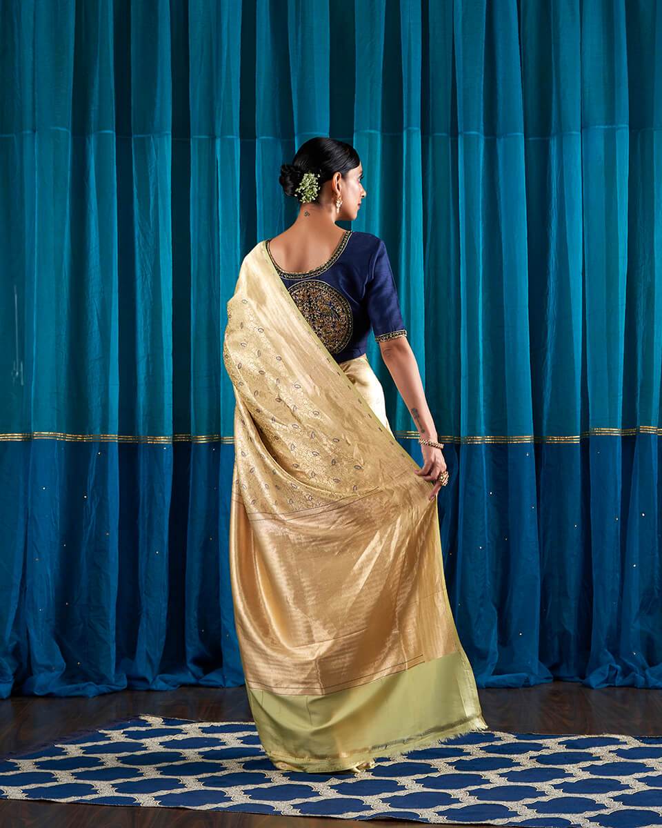 Handloom_Light_Green_Banarasi_Silk_Saree_with_Meenakari_WeaverStory_03