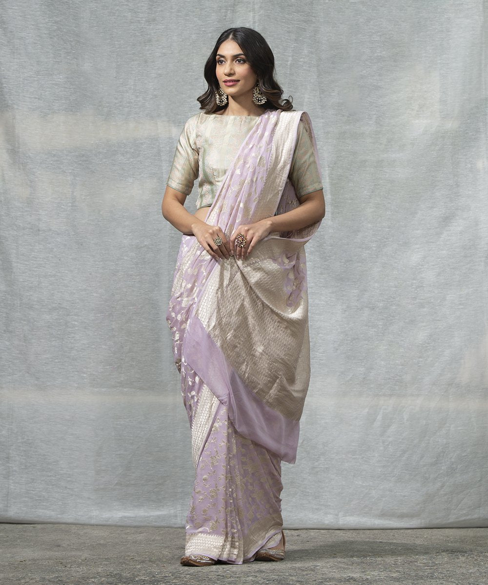 Handloom_Light_Pink_Banarasi_Georgette_Saree_with_Cutwork_Floral_Jangla_WeaverStory_02