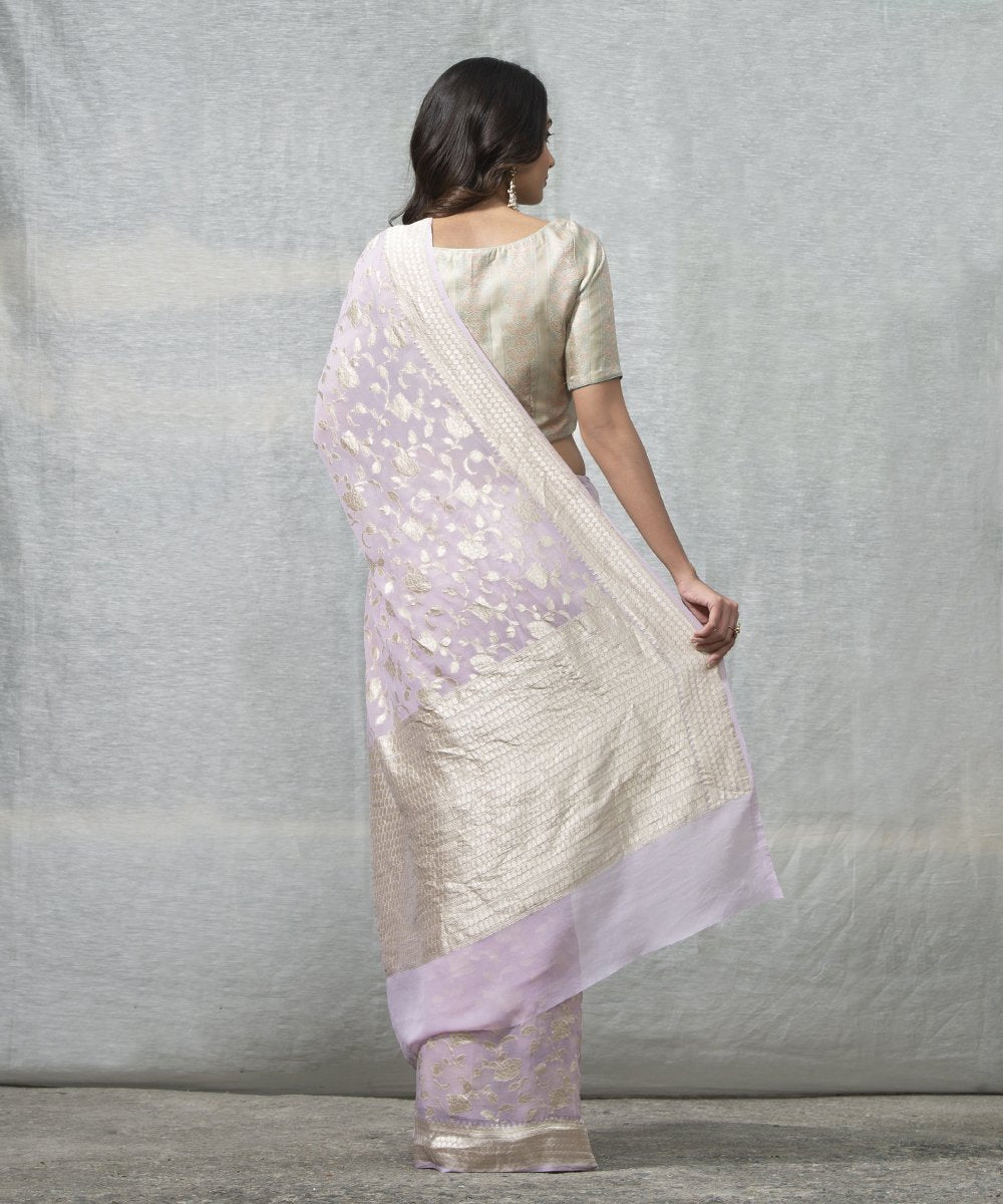 Handloom_Light_Pink_Banarasi_Georgette_Saree_with_Cutwork_Floral_Jangla_WeaverStory_03