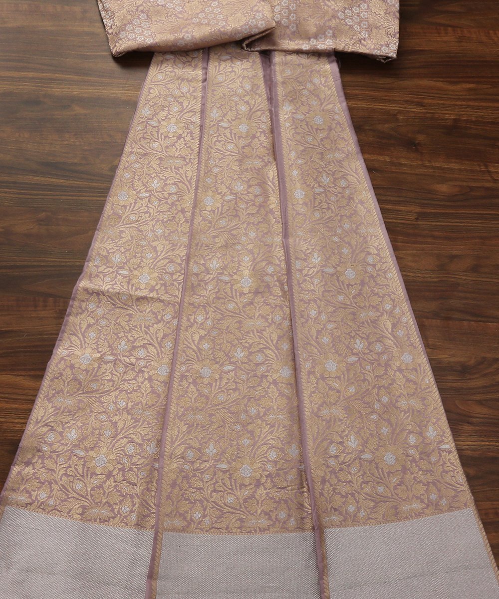 Handloom_Lilac_Sona_Rupa_Zari_Work_Banarasi_Lehenga_With_Jangla_Dupatta_and_Heavy_Blouse_WeaverStory_02
