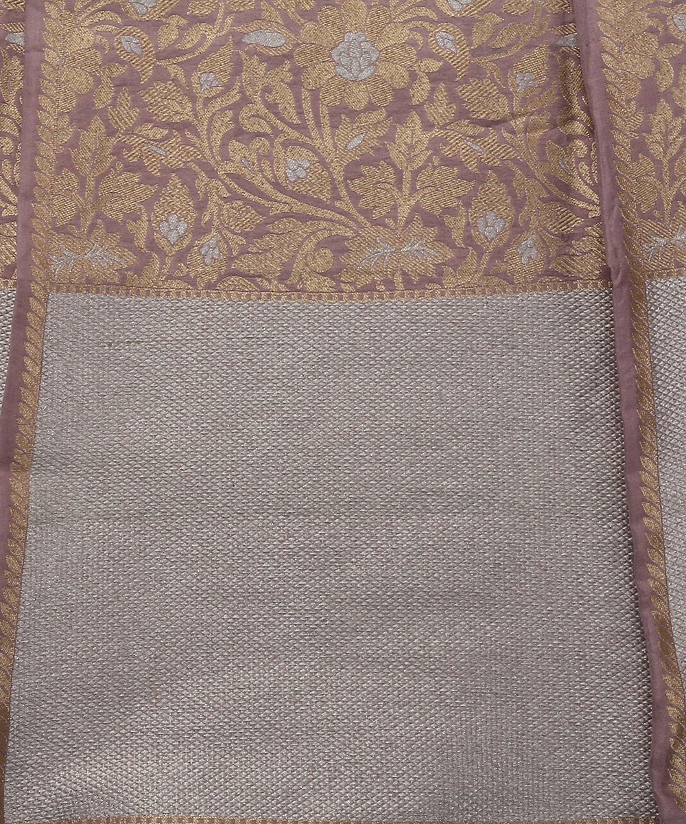 Handloom_Lilac_Sona_Rupa_Zari_Work_Banarasi_Lehenga_With_Jangla_Dupatta_and_Heavy_Blouse_WeaverStory_05