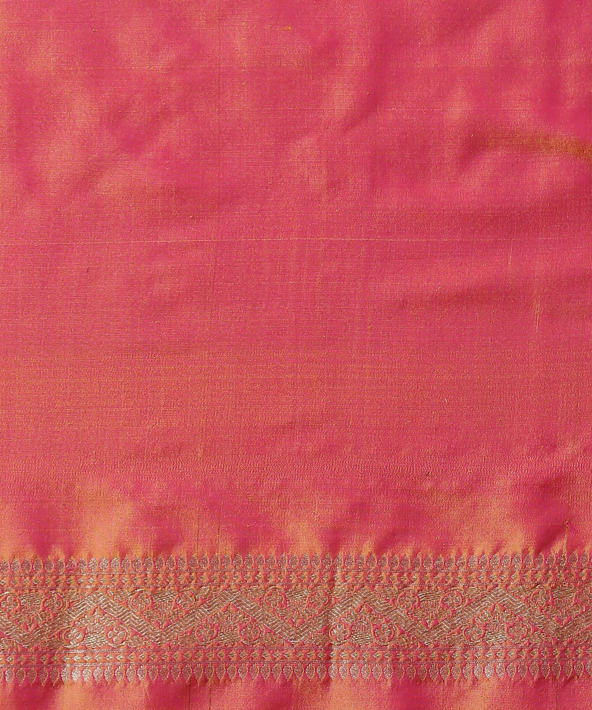 Handloom_Orange_Pure_Katan_Silk_Banarasi_Saree_with_Pink_Border_WeaverStory_05