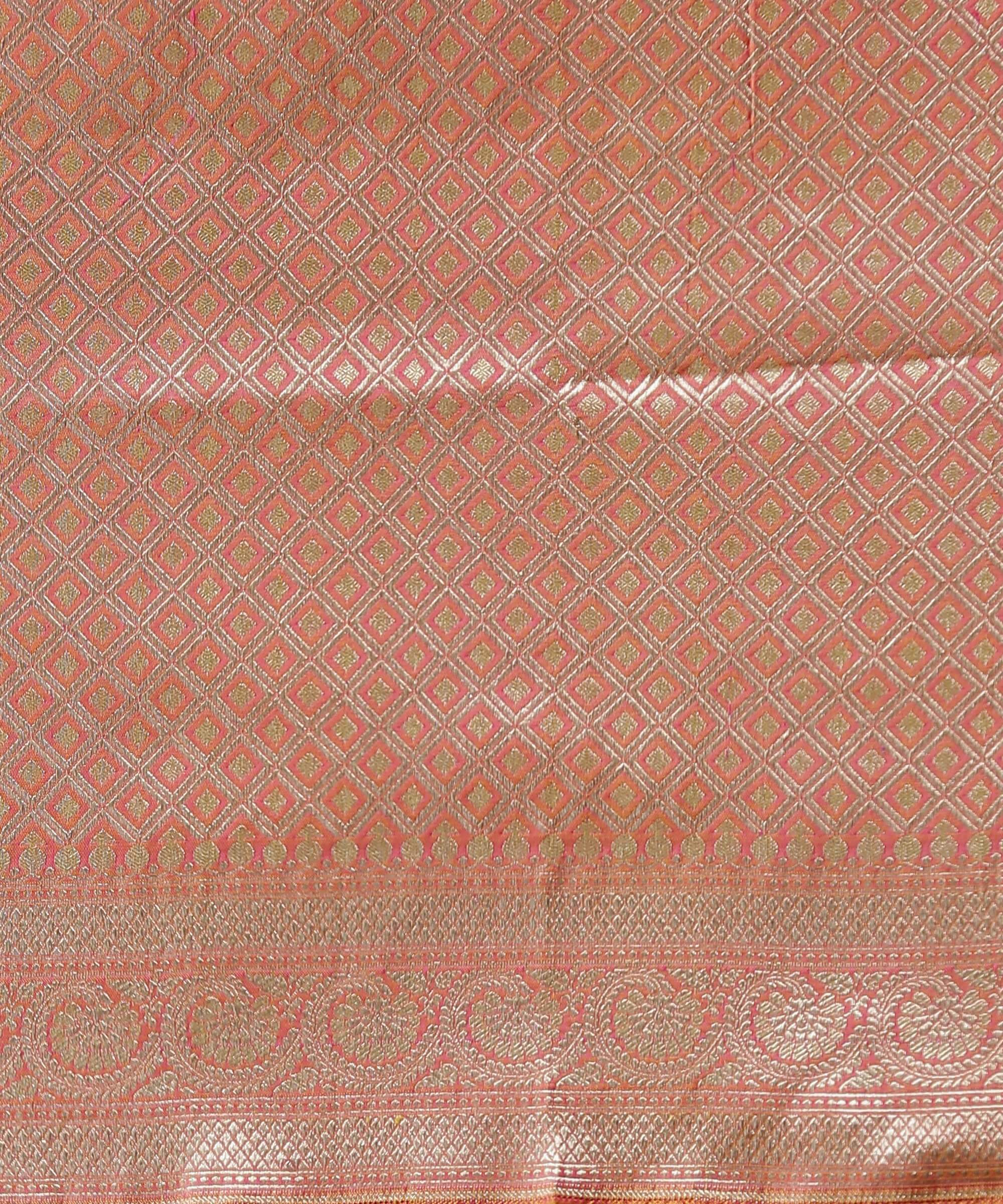 Handloom_Peach_Pure_Katan_Silk_Banarasi_Saree_with_Gold_and_Silver_Zari_WeaverStory_05