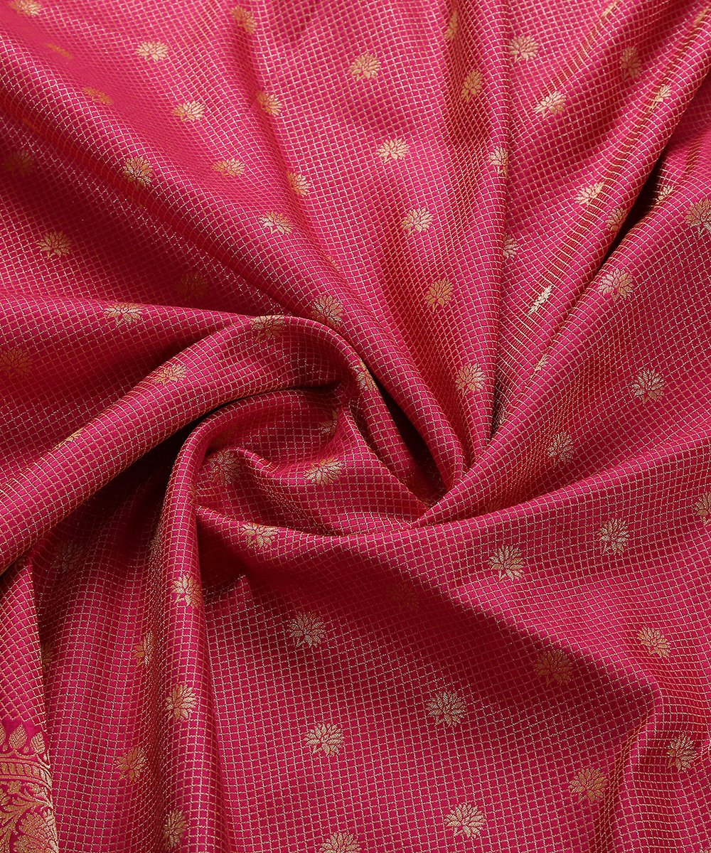 Handloom_Pink_Banarasi_Dupatta_with_Zari_Tanchoi_and_Bootidar_Design_WeaverStory_05