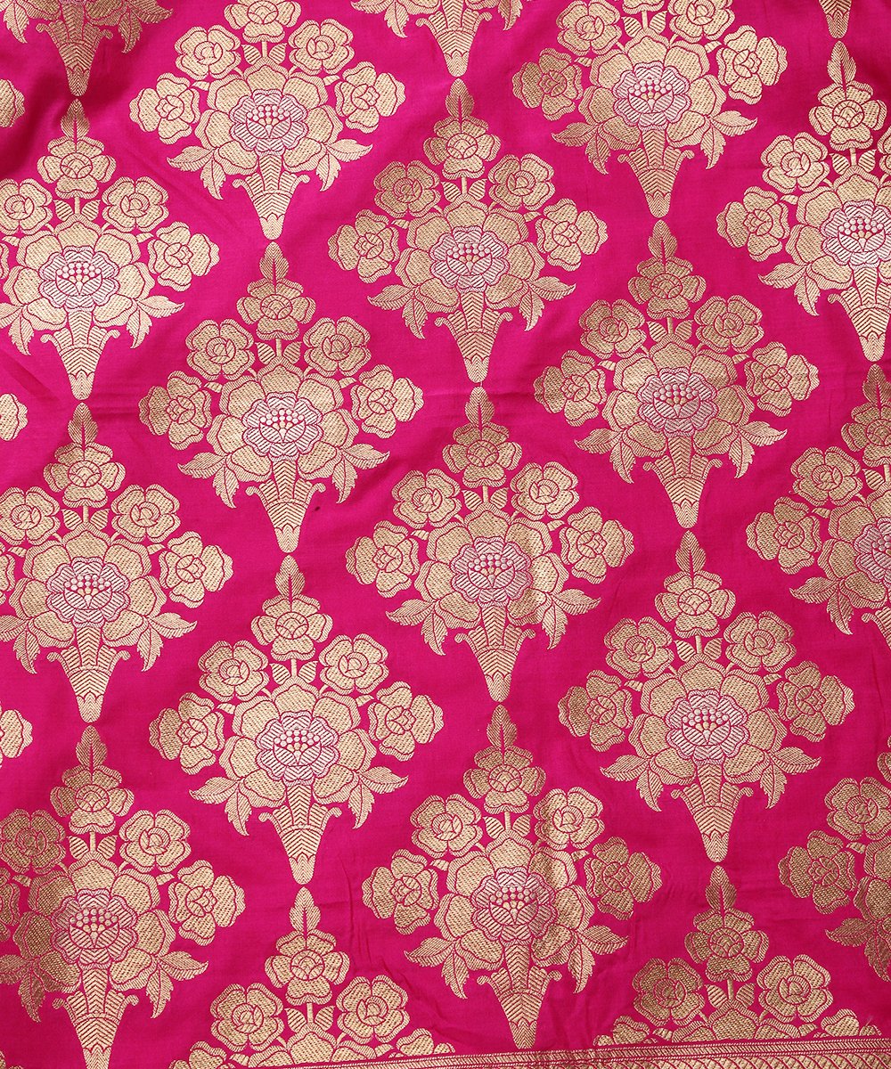 Handloom_Pink_Katan_Silk_Banarasi_Lehenga_With_Gold_Silver_Zari_WeaverStory_06