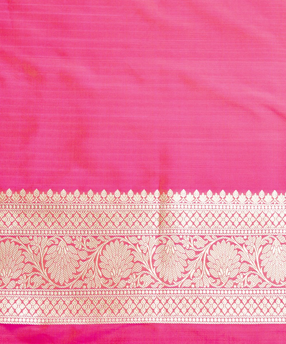 Handloom_Pink_Katan_Silk_Cutwork_Banarasi_Saree_with_Paisley_Boota_WeaverStory_05