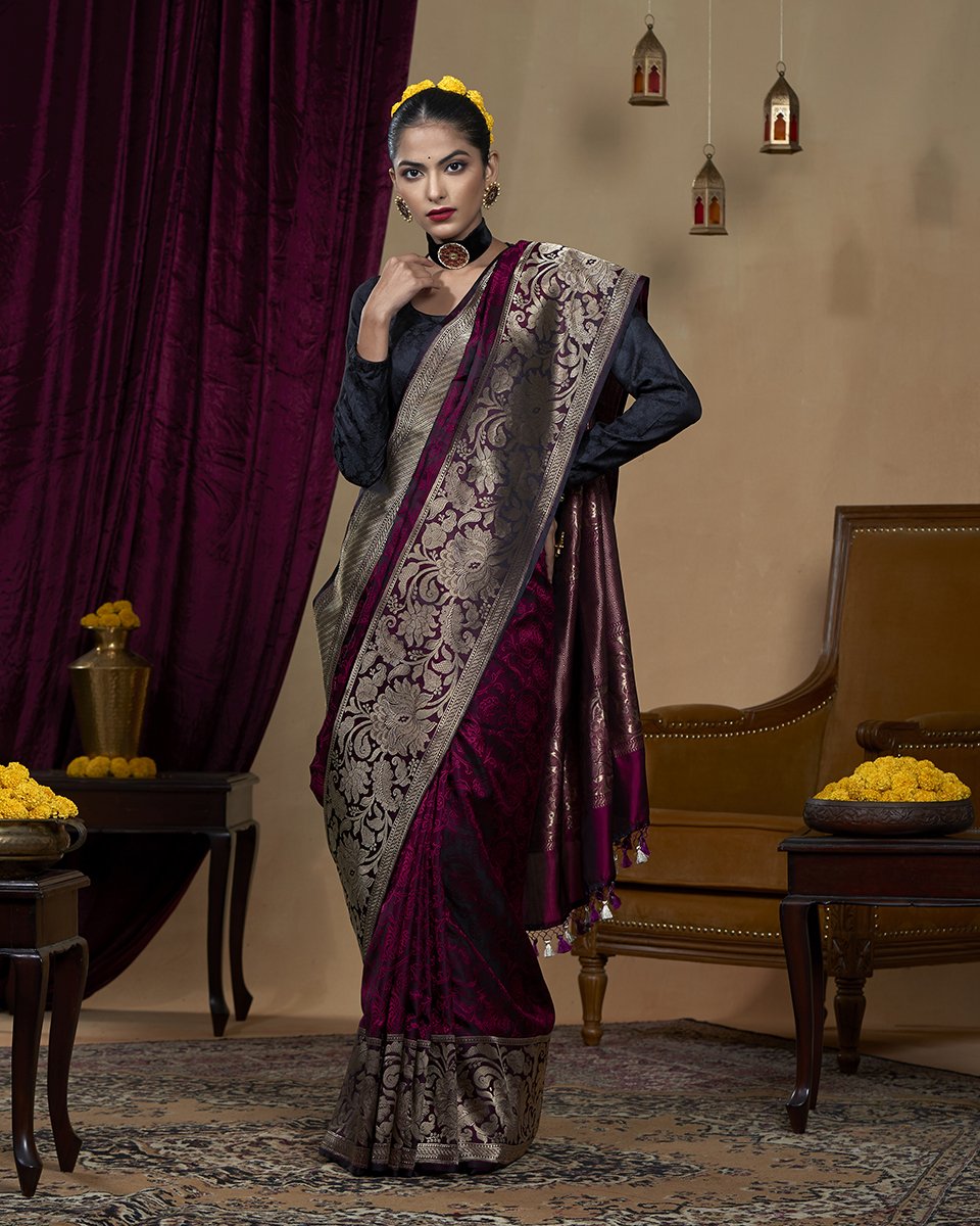 Handloom_Purple_And_Pink_Pure_Katan_Silk_Banarasi_Tanchoi_Saree_with_Broad_Border_WeaverStory_02