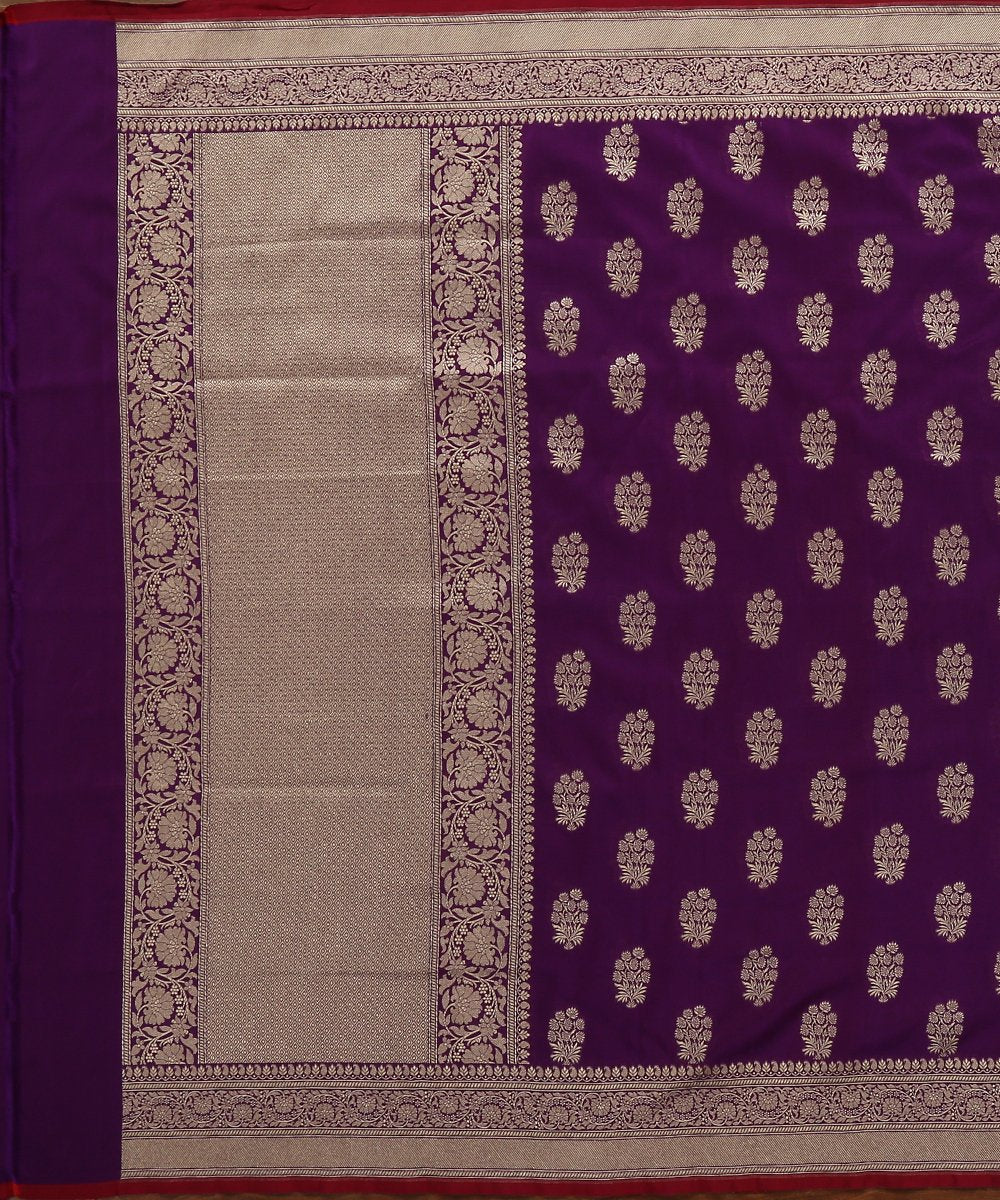 Handloom_Purple_Banarasi_Katan_Georgette_Dupatta_with_Booti_Design_WeaverStory_02