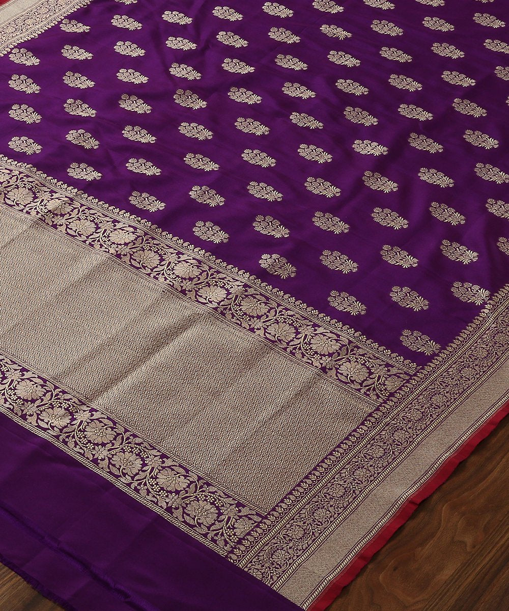 Handloom_Purple_Banarasi_Katan_Georgette_Dupatta_with_Booti_Design_WeaverStory_03