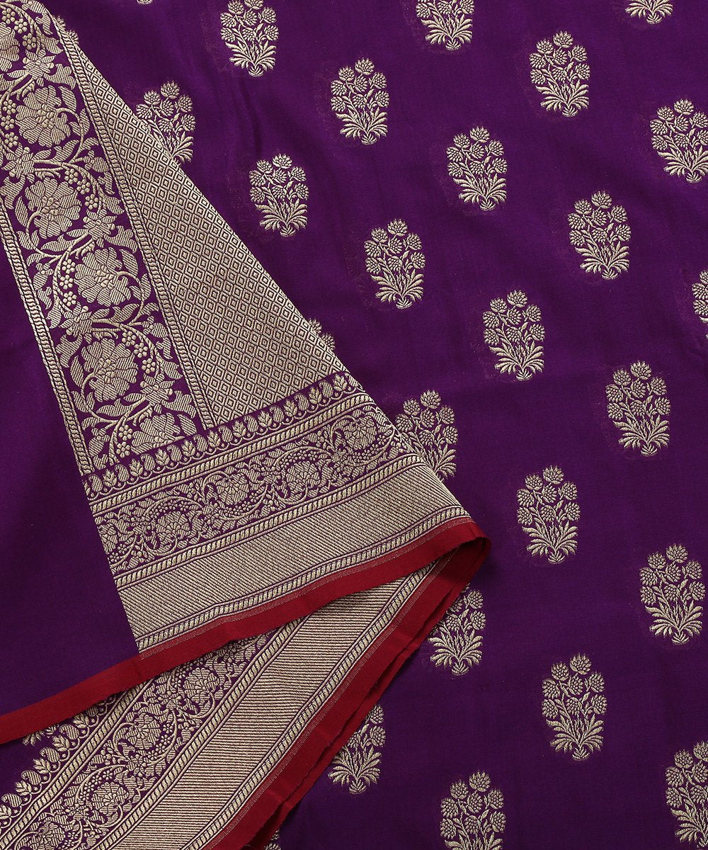 Handloom_Purple_Banarasi_Katan_Georgette_Dupatta_with_Booti_Design_WeaverStory_04