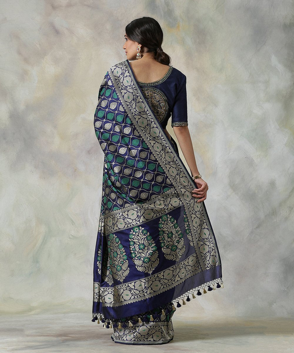 Blue_Handloom_Banarasi_Katan_Silk_Saree_with_Meenakari_Resham_WeaverStory_03