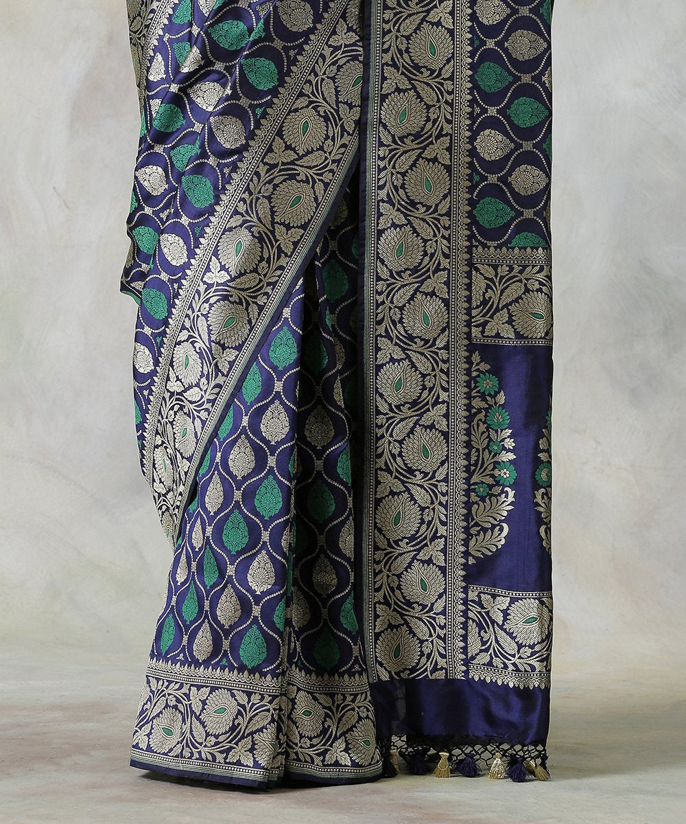 Blue_Handloom_Banarasi_Katan_Silk_Saree_with_Meenakari_Resham_WeaverStory_04