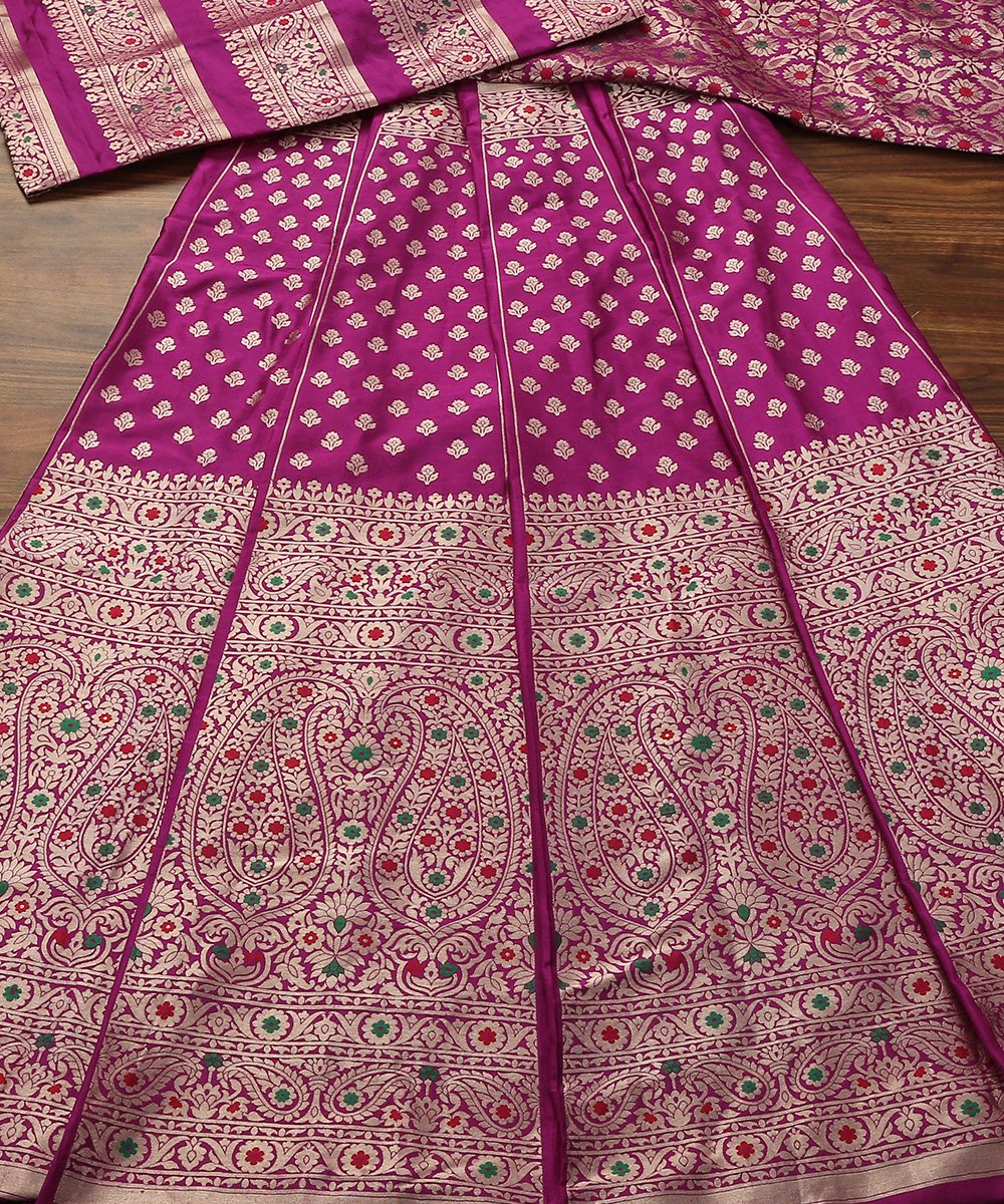 Handloom_Purple_Katan_Silk_Banarasi_Lehenga_with_Bootidar_Design_and_Meenakari_Border_WeaverStory_02