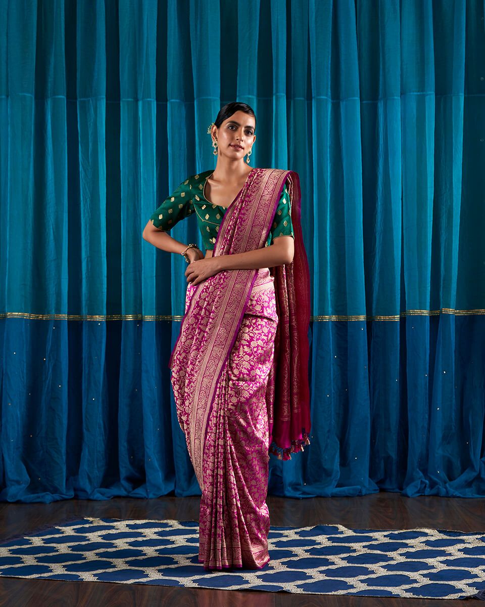 Handloom_Purple_Kimkhab_Shikargah_Saree_WeaverStory_02