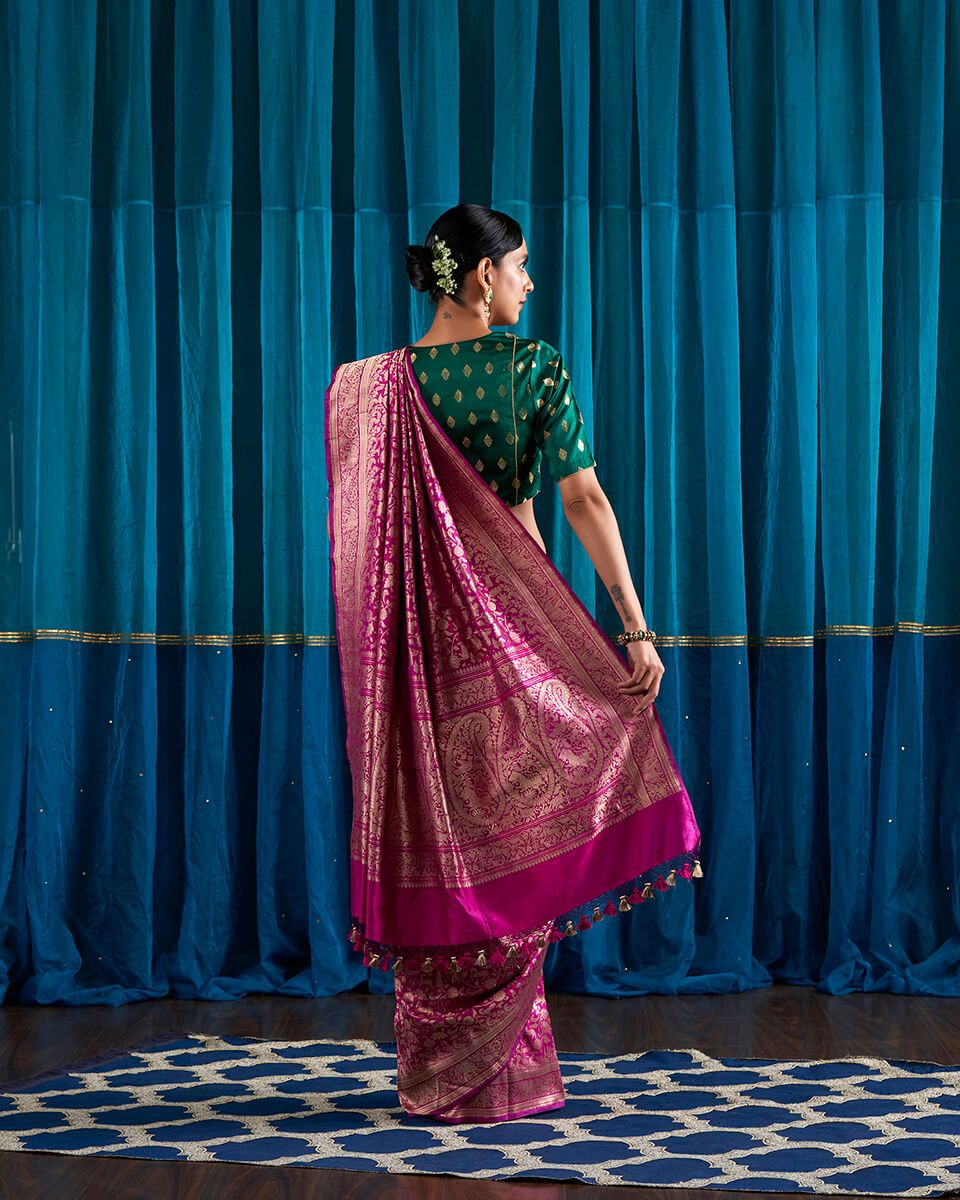 Handloom_Purple_Kimkhab_Shikargah_Saree_WeaverStory_03