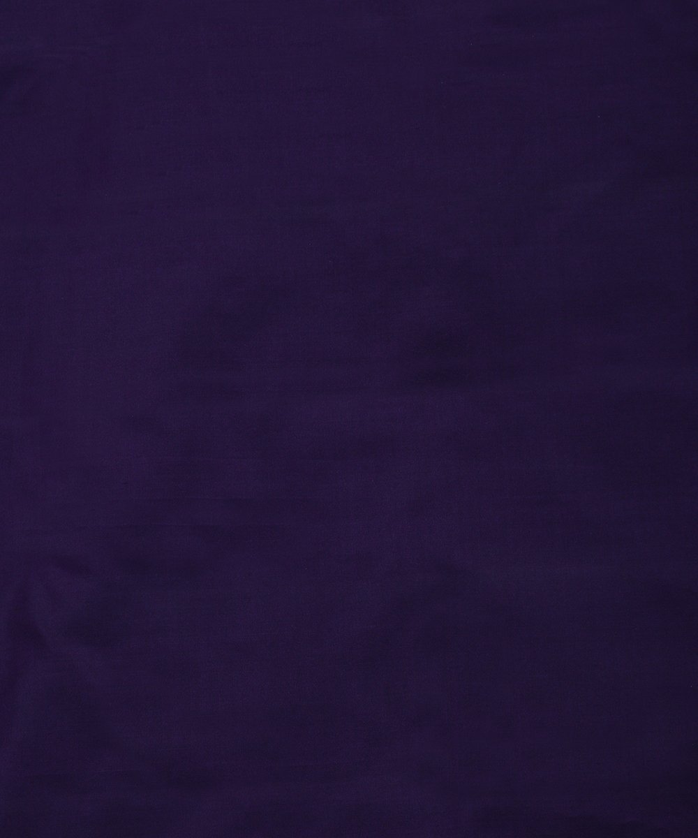 Handloom_Purple_Odhana_Jangla_Katan_Silk_Banarasi_Lehenga_With_Pink_Meenakari_Design_WeaverStory_06