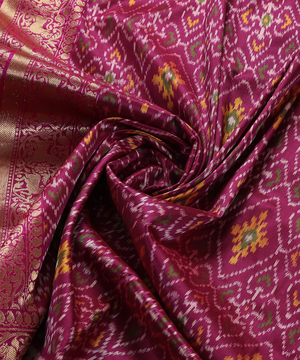 Handloom_Purple_Pure_Silk_Ashawali_Patola_Dupatta_with_Shikargah_Border_and_Pallu_WeaverStory_06