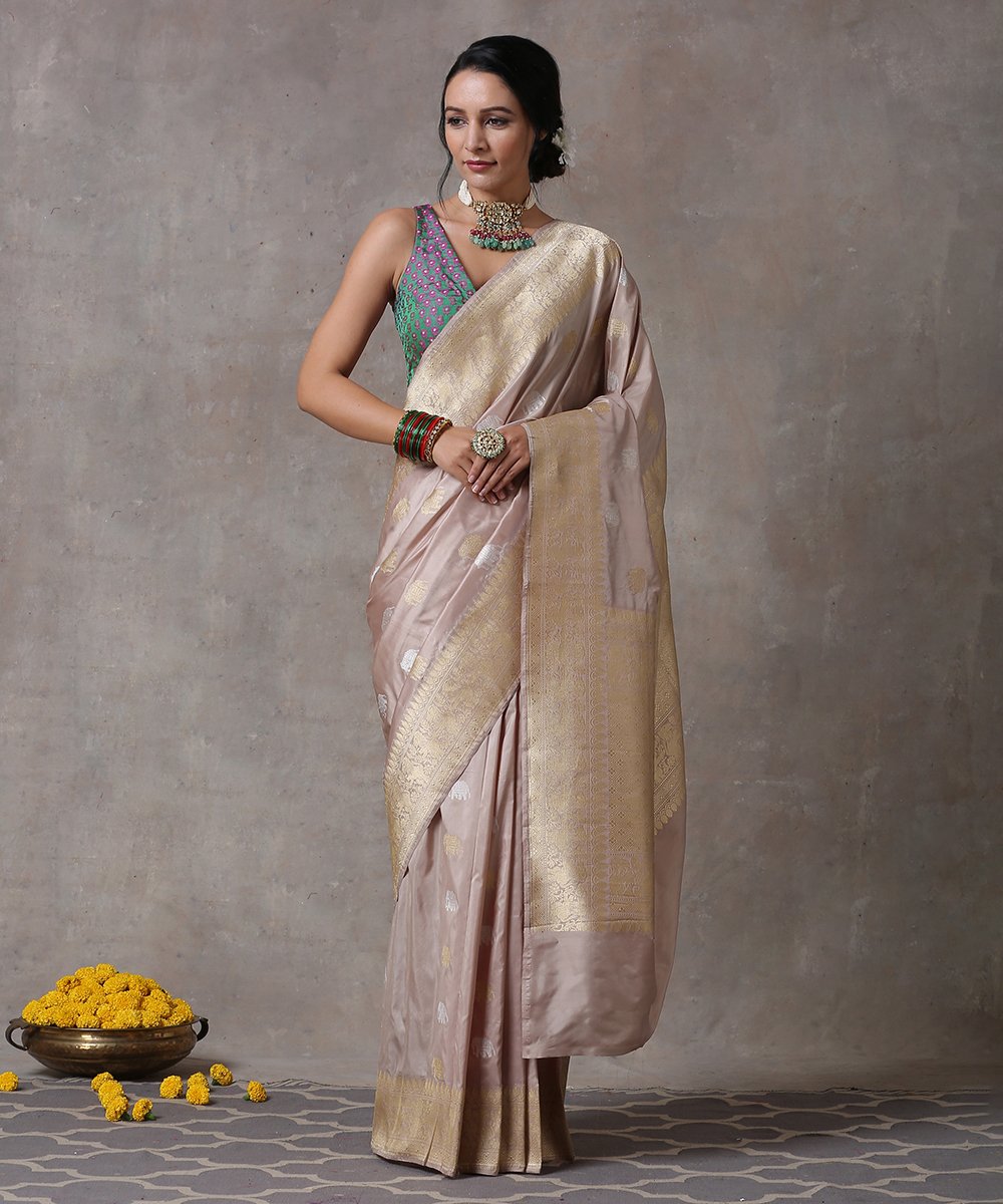 Handloom_Purple_Pure_Katan_Silk_Banarasi_Saree_with_Elephant_Boota_and_Zari_Border_WeaverStory_01