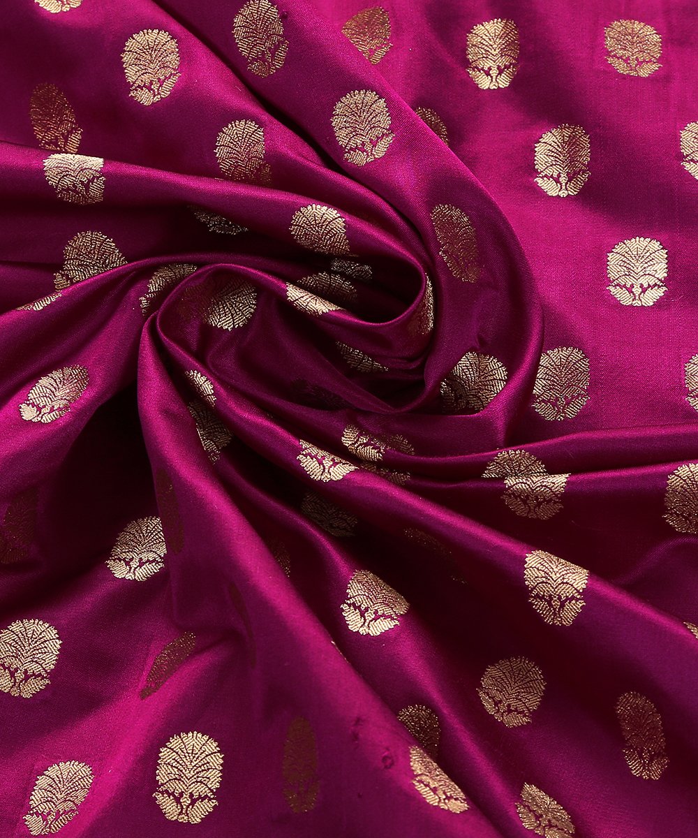 Plum_Handloom_Banarasi_Pure_Satin_Fabric_with_Bootidar_Design_WeaverStory_05