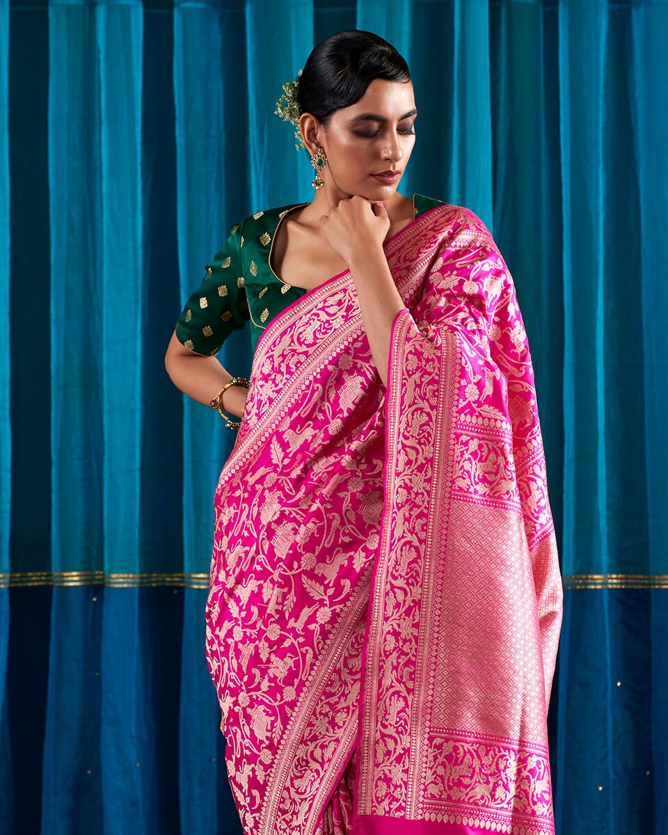 Handloom_Rani_Kadhwa_Shikargah_Saree_WeaverStory_01