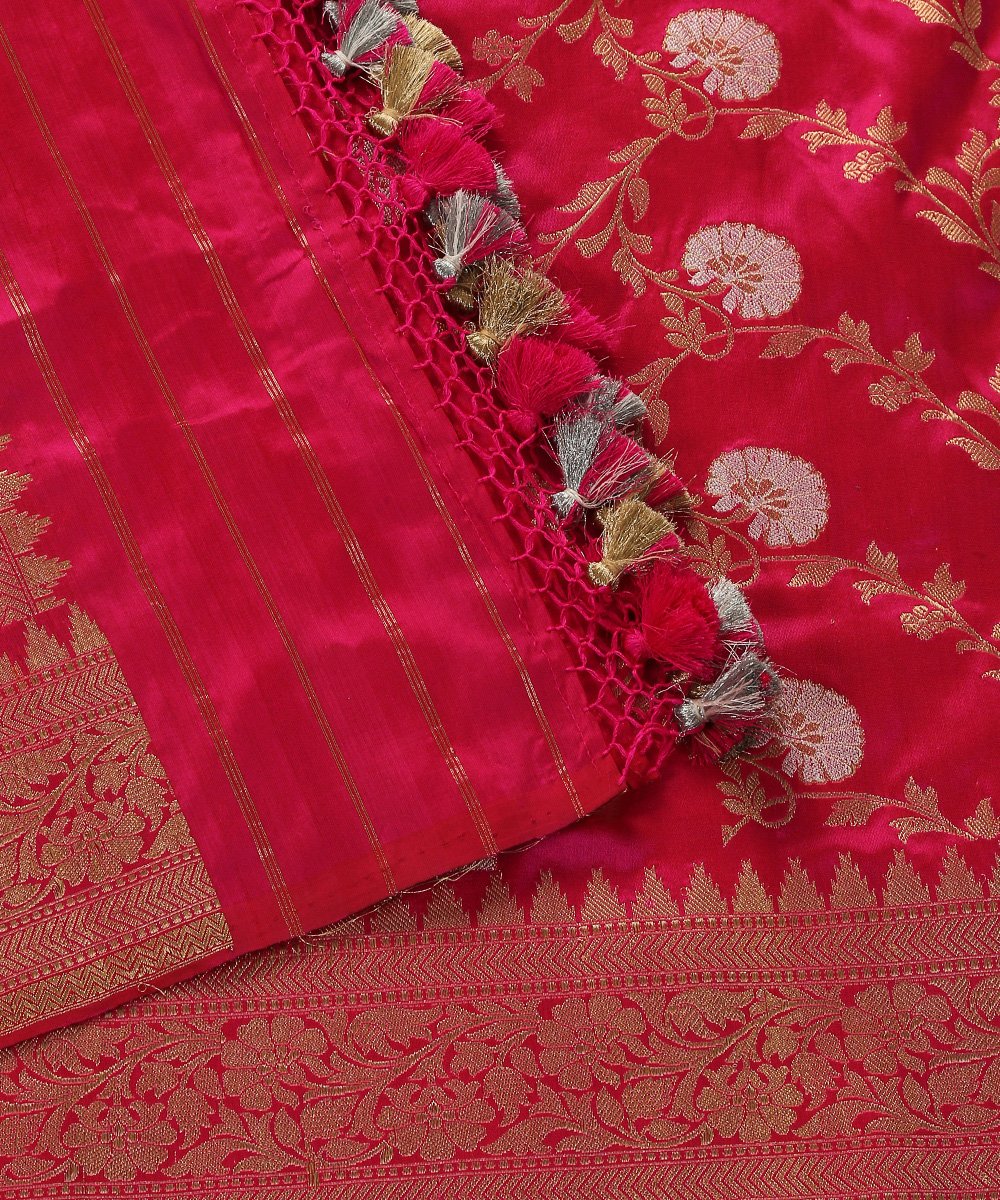 Rani_Pink_Pure_Katan_Silk_Handloom_Banarasi_Dupatta_with_Sona_Rupa_Zari_WeaverStory_05
