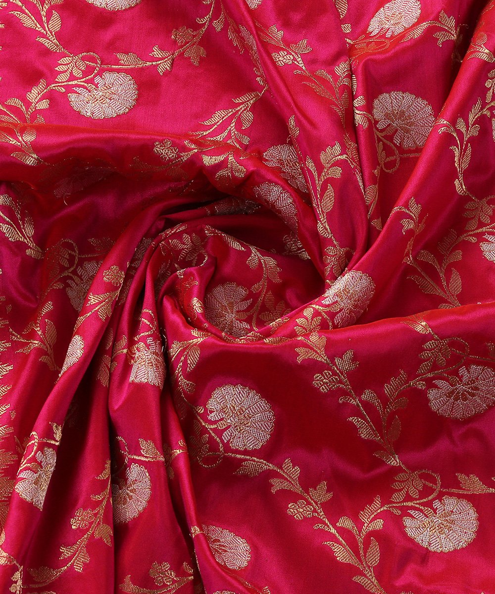Rani_Pink_Pure_Katan_Silk_Handloom_Banarasi_Dupatta_with_Sona_Rupa_Zari_WeaverStory_06