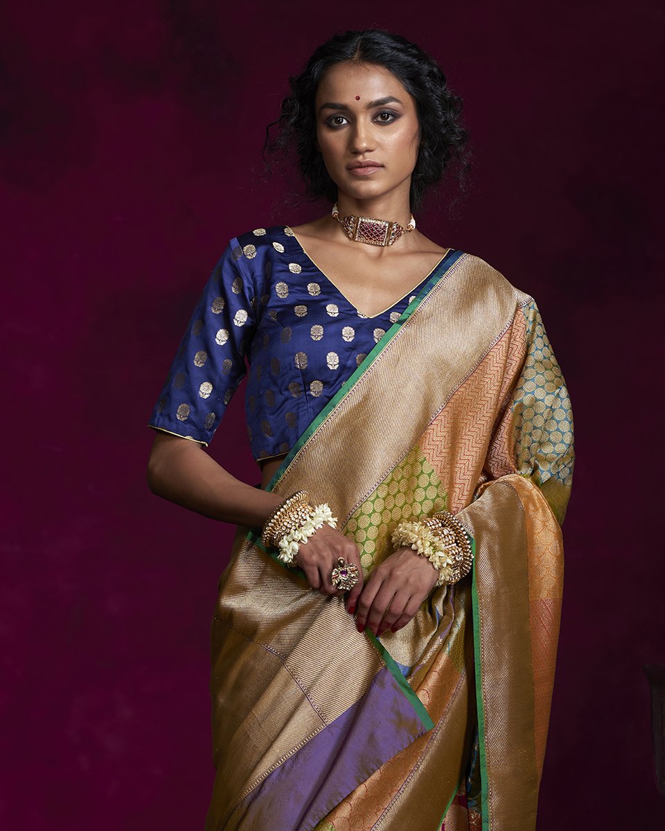 Handloom_Pure_Katan_Silk_Banarasi_Rangkaat_Saree_WeaverStory_01