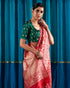 Handloom_Red_Kadhwa_Shikargah_Saree_WeaverStory_01