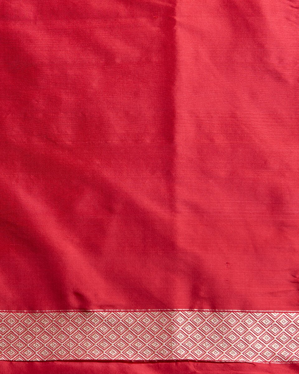 Handloom_Red_Kadhwa_Shikargah_Saree_WeaverStory_05