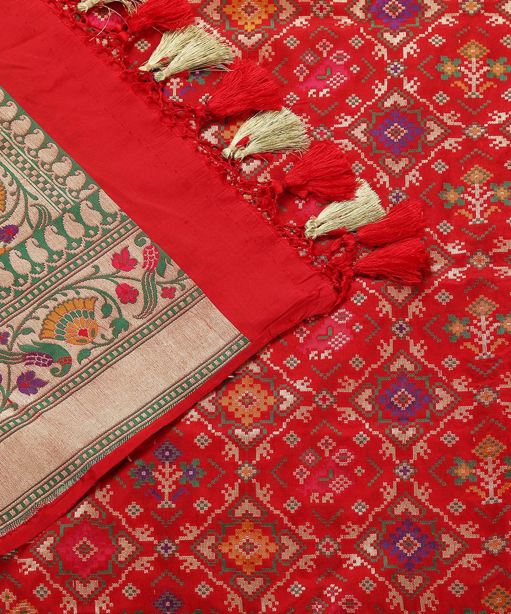 Handloom_Red_Meenakari_Patola_Dupatta_WeaverStory_04