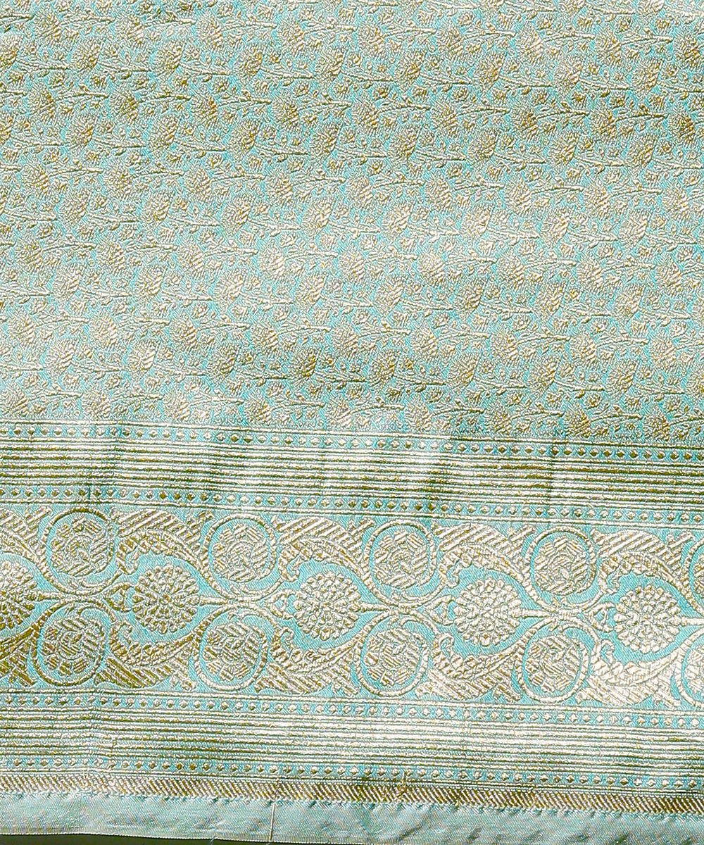 Handloom_Sea_Green_Katan_Silk_Banarasi_Saree_with_Copper_and_Gold_Zari_WeaverStory_05