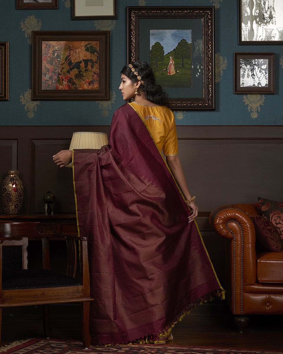 Handloom_Wine_Rising_Temple_Kanjivaram_Silk_Saree_WeaverStory_03