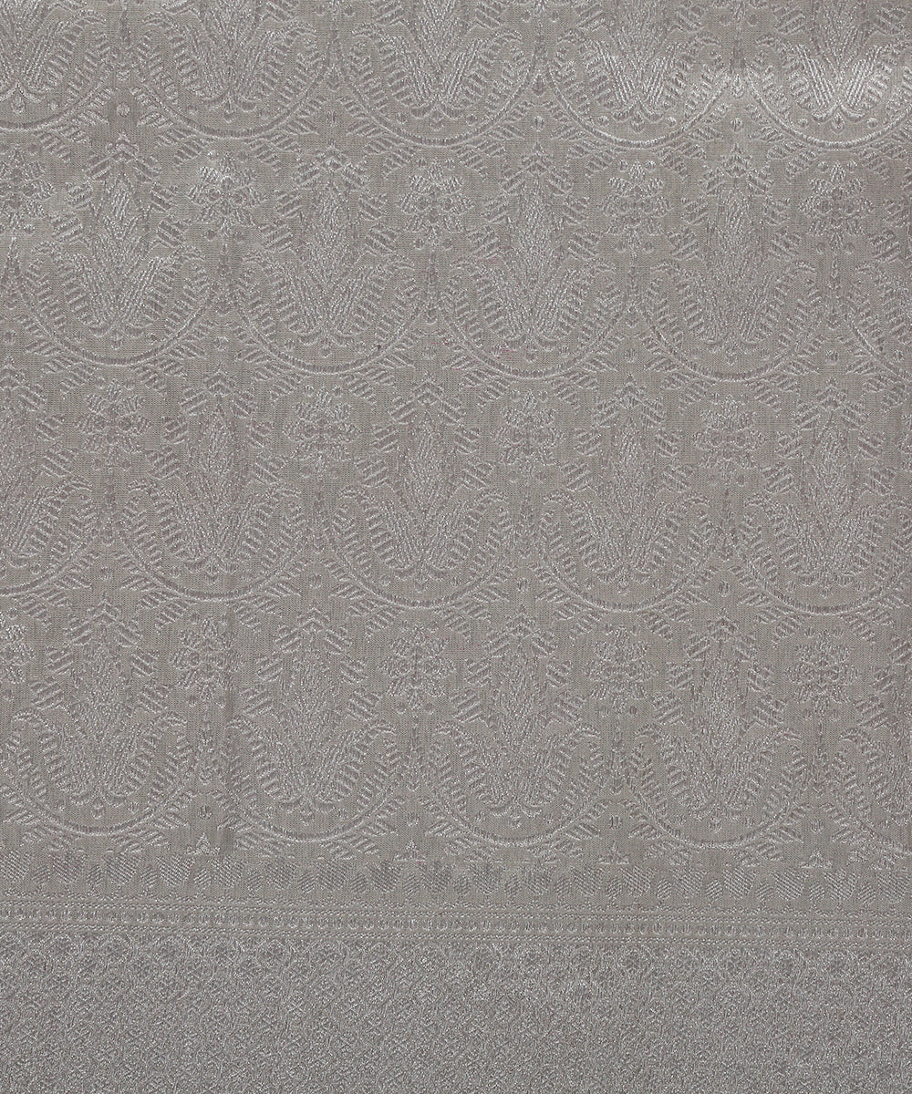 Silver_Grey_Handloom_Banarasi_Katan_Silk_Dupatta_with_Silver_Zari_WeaverStory_03