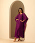 Purple_Handloom_Chiniya_Silk_Sequin_Kaftan_With_Plain_Glaze_Cotton_Silk_Pants_WeaverStory_02