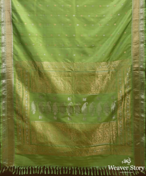 Fresh_Green_Pure_Mulberry_Silk_With_Floral_Motifs_Woven_In_Gold_And_Silver_Zariand_Paisleys_On_Pallu_WeaverStory_05