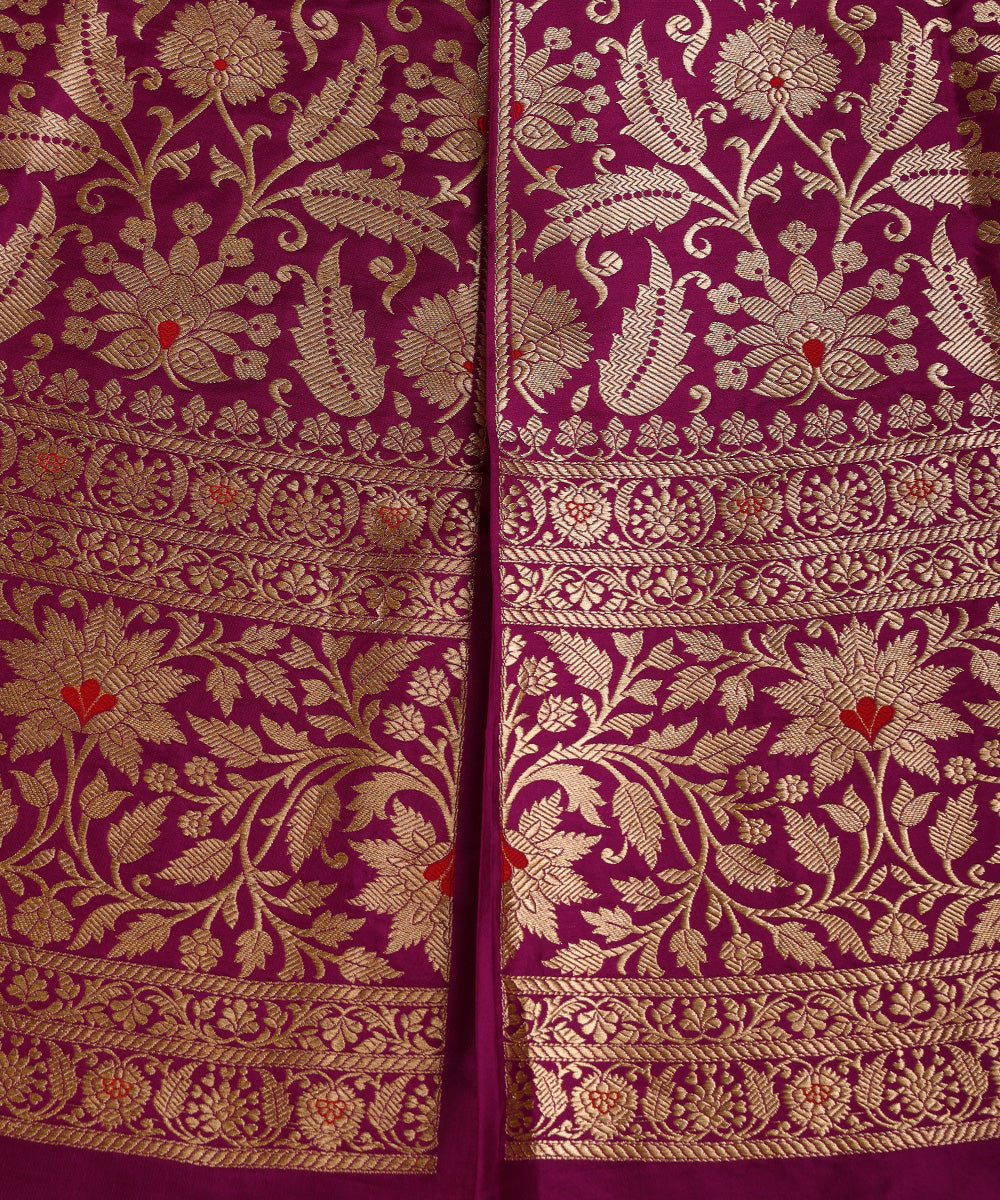 Handloom_Purple_Pure_Katan_Silk_Banarasi_Lehenga_With_Red_Meenakari_WeaverStory_03