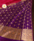 Purple_Handloom_Pure_Katan_Silk_Banarasi_Lehenga_With_Kadhwa_Meenakari_Booti_WeaverStory_01