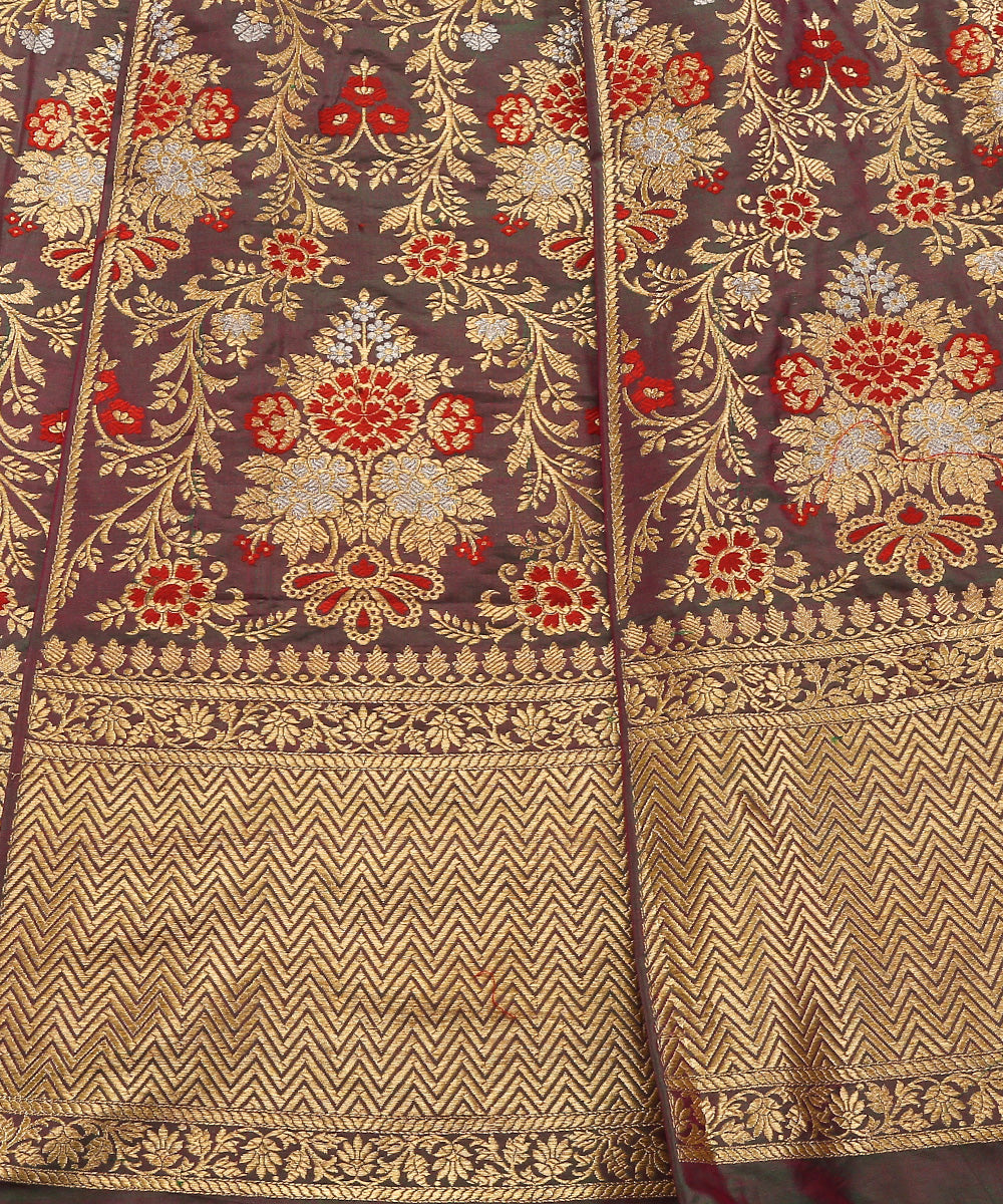 Pink_And_Green_Handloom_Pure_Katan_Silk_Kadhwa_Meenakari_Lehenga_-_Firdaus_WeaverStory_04