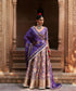 Blue_Dual_Shade_Hand_Embroidered_Zardozi_Banarasi_Lehenga_With_Blouse_And_Organza_Dupatta_WeaverStory_01