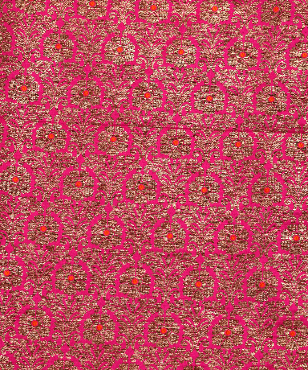 Hot_Pink_Handloom_Pure_Katan_Silk_Banarasi_Lehenga_With_Antique_Zari_And_Meenakari_WeaverStory_06
