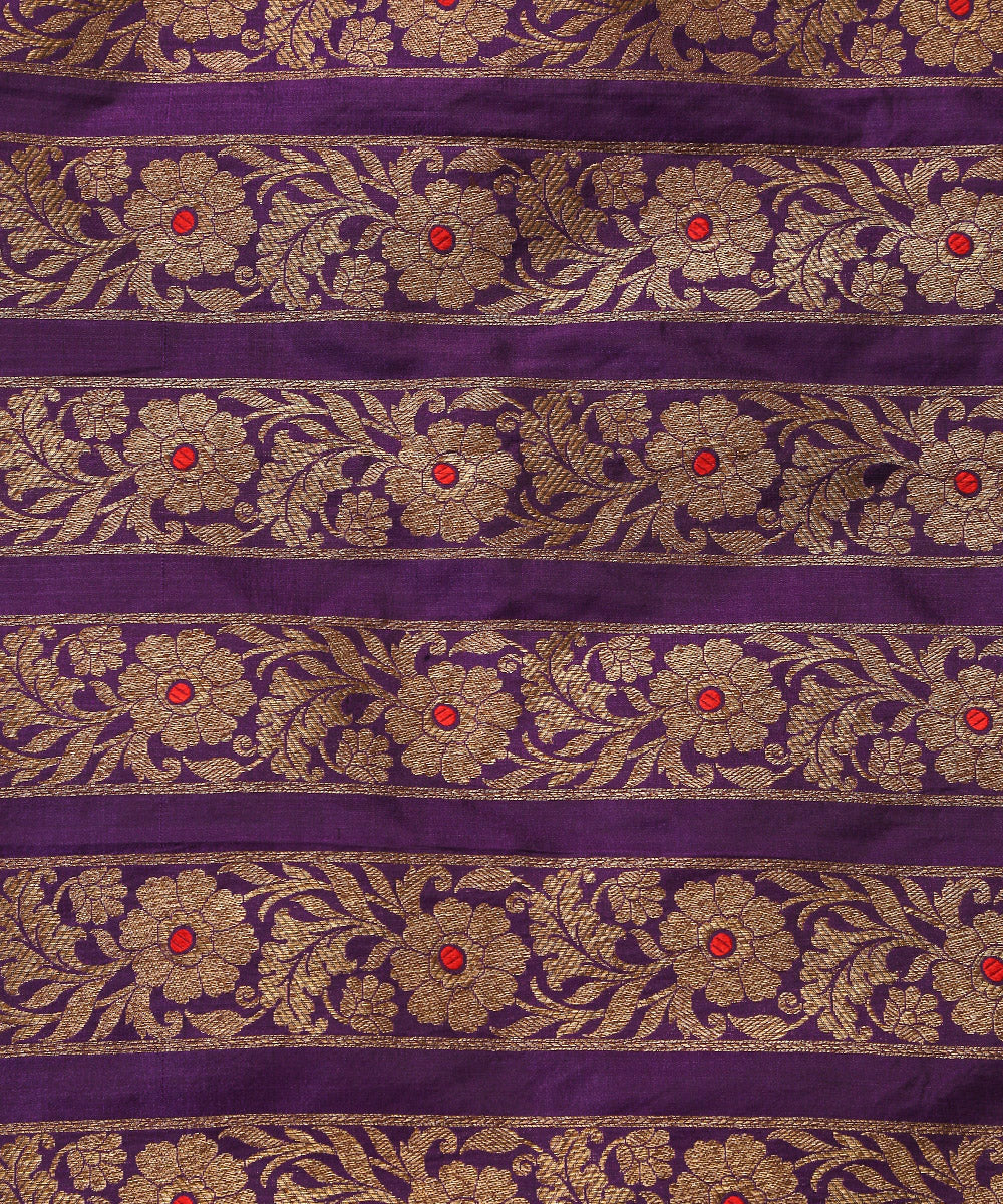 Handloom_Purple_Pure_Katan_Silk_Banarasi_Lehenga_With_Antique_Zari_And_Meenakari_WeaverStory_05