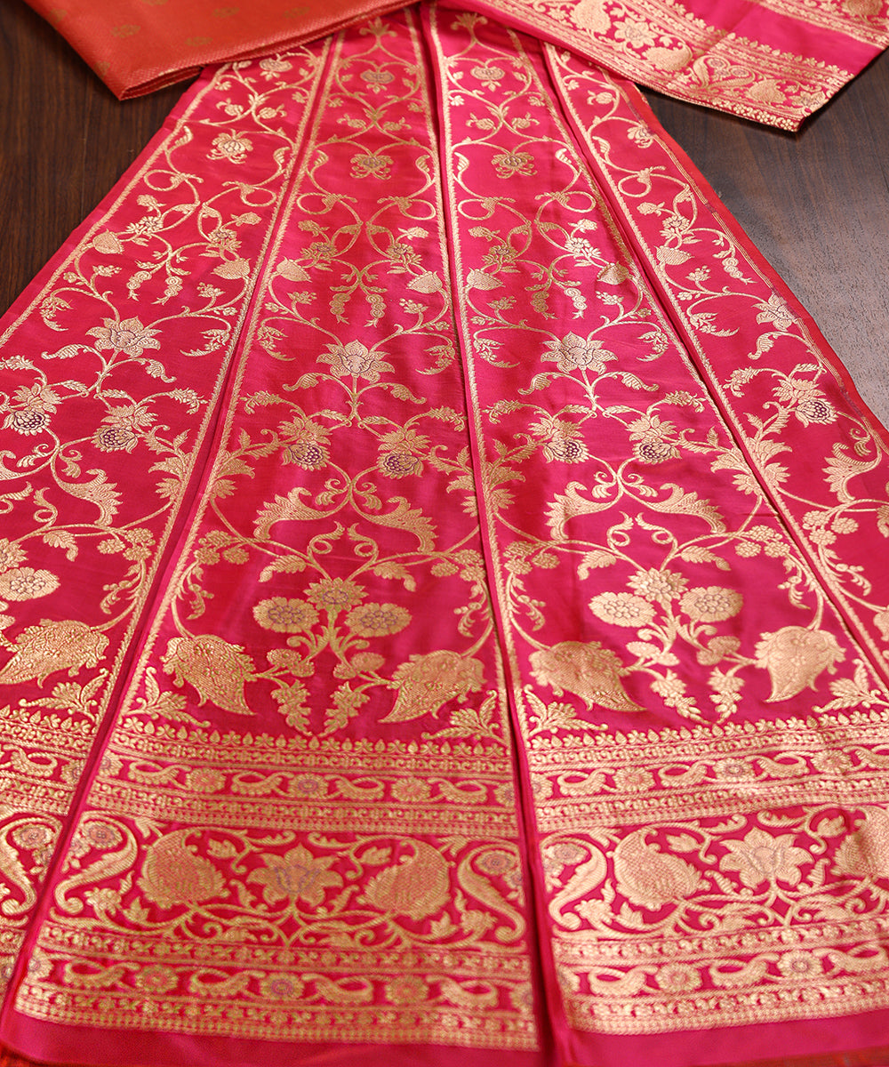 Handloom_Pink_Dual_Tone_Pure_Katan_Silk_Banarasi_Lehenga_With_Meenakari_WeaverStory_02
