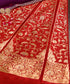 Red_Handloom_Pure_Katan_Silk_Banarasi_Lehenga_With_Cutwork_Weave_WeaverStory_01