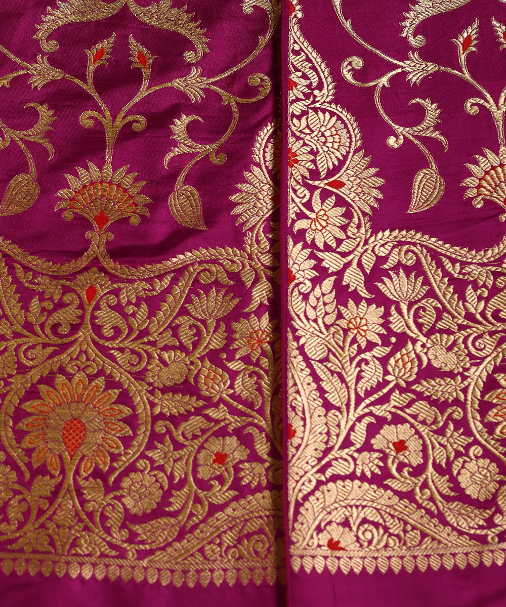 Purple_Handloom_Pure_Katan_Silk_Brocade_Banarasi_Lehenga_With_Meenakari_WeaverStory_03