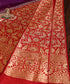 Red_Handloom_Pure_Katan_Silk_Brocade_Banarasi_Lehenga_With_Meenakari_WeaverStory_01